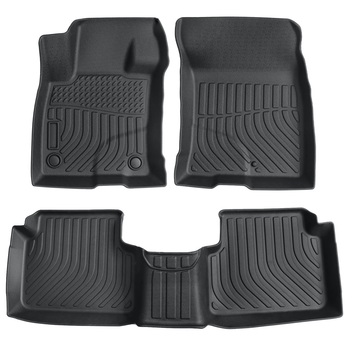 TPE Car Floor Mats Liners 3Pcs For 2022 2023 2024 2025 Ford Maverick Crew Cab