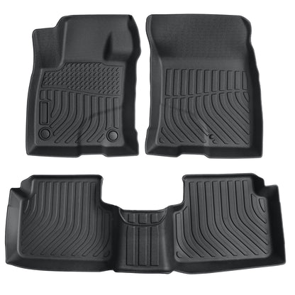 TPE Car Floor Mats Liners 3Pcs For 2022 2023 2024 2025 Ford Maverick Crew Cab