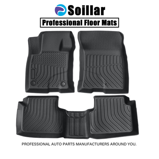 TPE Car Floor Mats Liners 3Pcs For 2022 2023 2024 2025 Ford Maverick Crew Cab