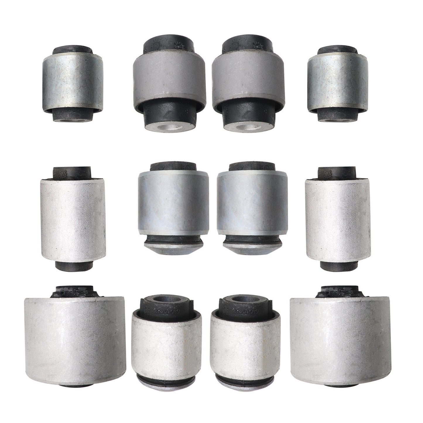 12Pcs for Chevrolet Malibu 2016-23 Rear Upper & Lower Control Arms Bushing kit