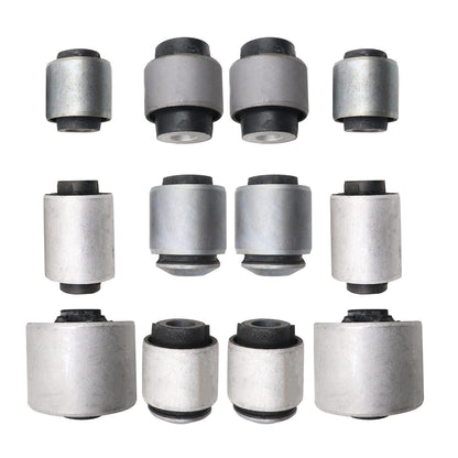 12Pcs for Chevrolet Malibu 2016-23 Rear Upper & Lower Control Arms Bushing kit