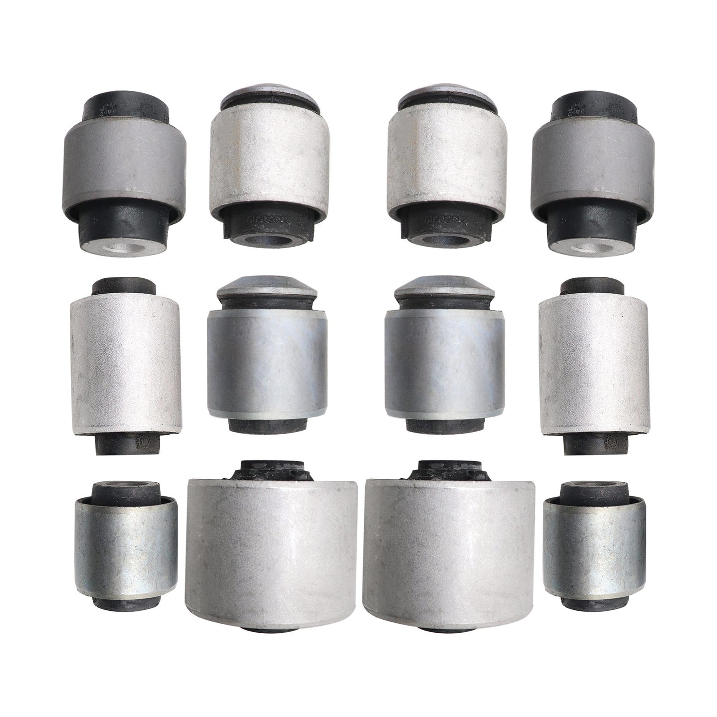 12Pcs for Chevrolet Malibu 2016-23 Rear Upper & Lower Control Arms Bushing kit