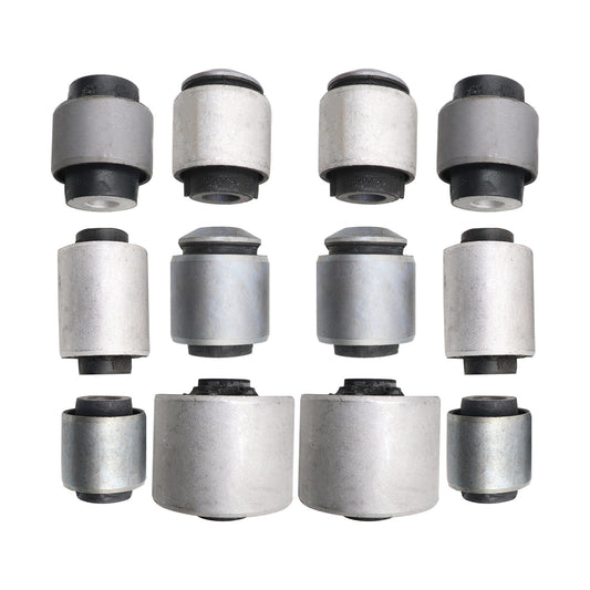 12Pcs for Chevrolet Malibu 2016-23 Rear Upper & Lower Control Arms Bushing kit