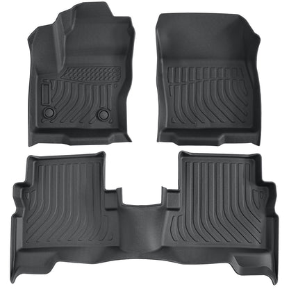 3D TPE Floor Mats Liners Black 3Pcs For 2013-2019 Ford Escape 2013-2018 C-Max