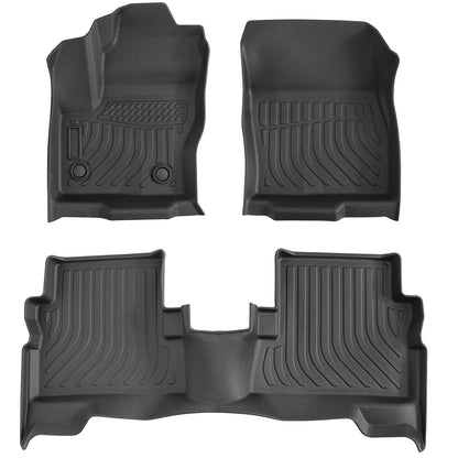 3D TPE Floor Mats Liners Black 3Pcs For 2013-2019 Ford Escape 2013-2018 C-Max