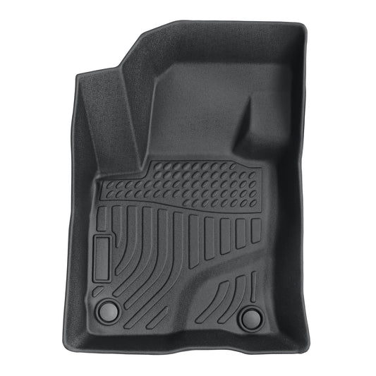 3D Floor Mats  Black For 2020-2025 Ford Escape Front & 2nd Row TPE Floor Liners