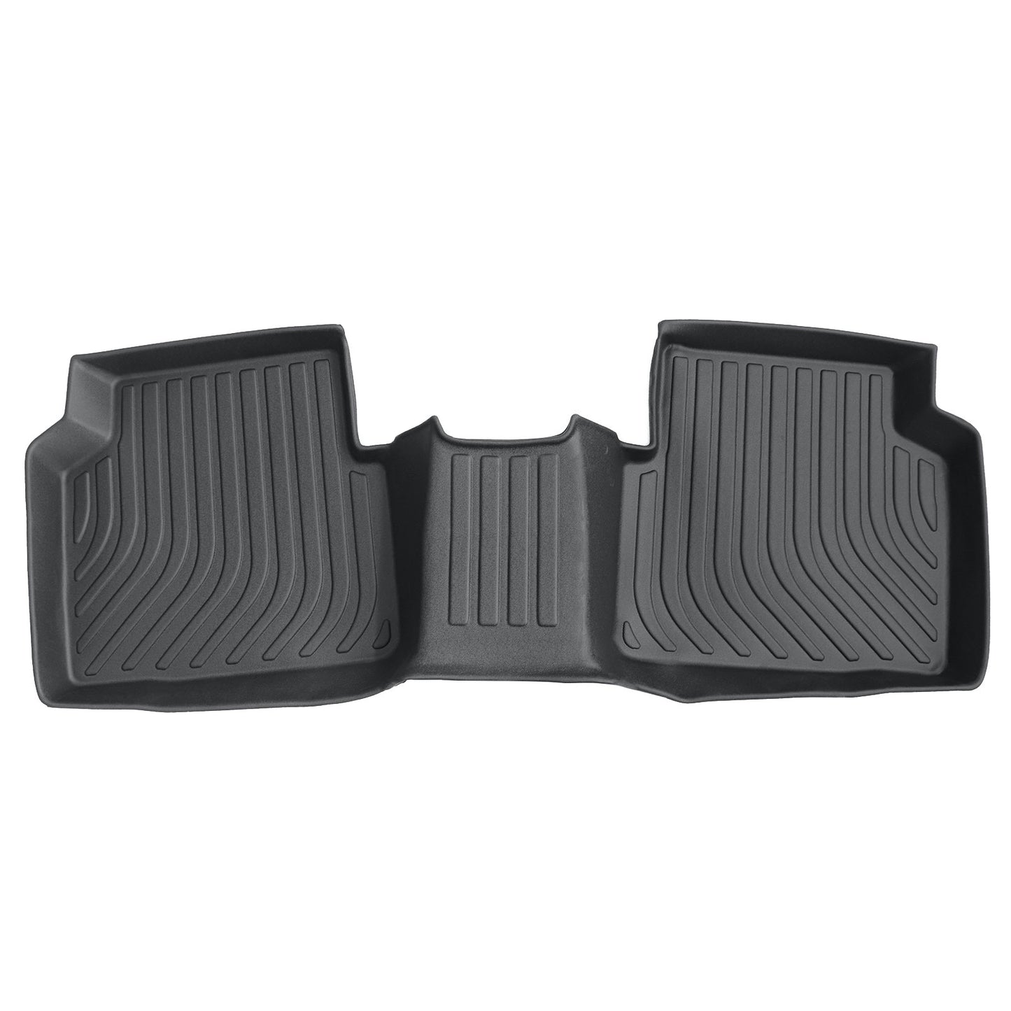 3D Floor Mats  Black For 2020-2025 Ford Escape Front & 2nd Row TPE Floor Liners