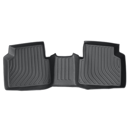 3D Floor Mats  Black For 2020-2025 Ford Escape Front & 2nd Row TPE Floor Liners