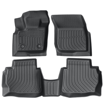 3D TPE Floor Mats Liners All Weather 3Pcs For 2013 2014 2015 2016 Ford Fusion