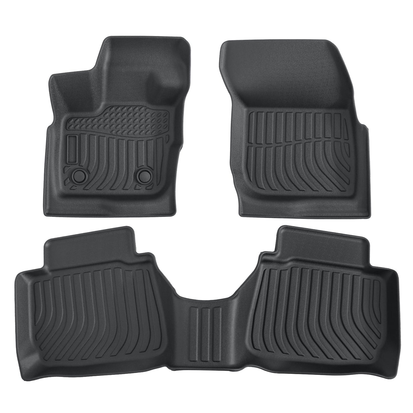 3D TPE Floor Mats Liners All Weather Black For 2017 2018 2019 2020 Ford Fusion