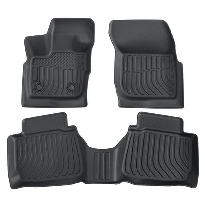 3D TPE Floor Mats Liners All Weather Black For 2017 2018 2019 2020 Ford Fusion