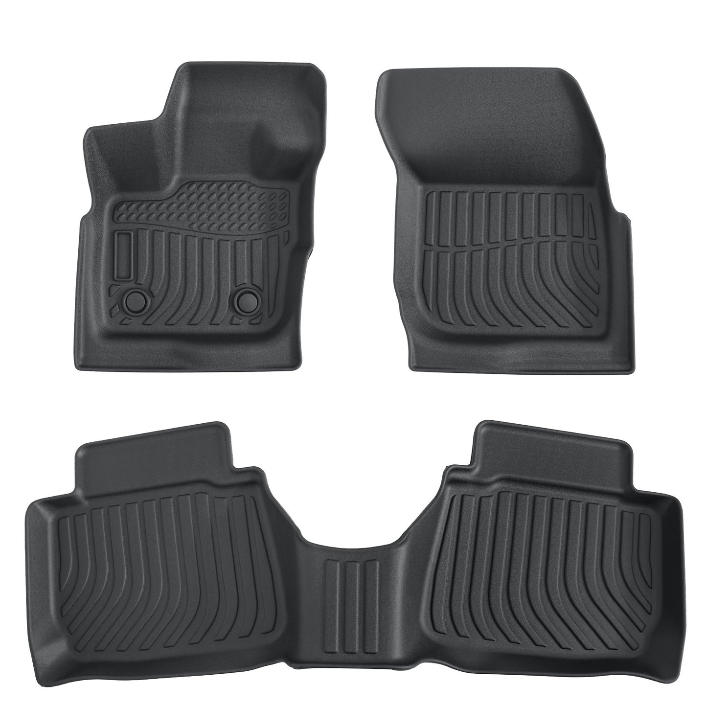 3D TPE Floor Mats Liners All Weather Black For 2017 2018 2019 2020 Ford Fusion