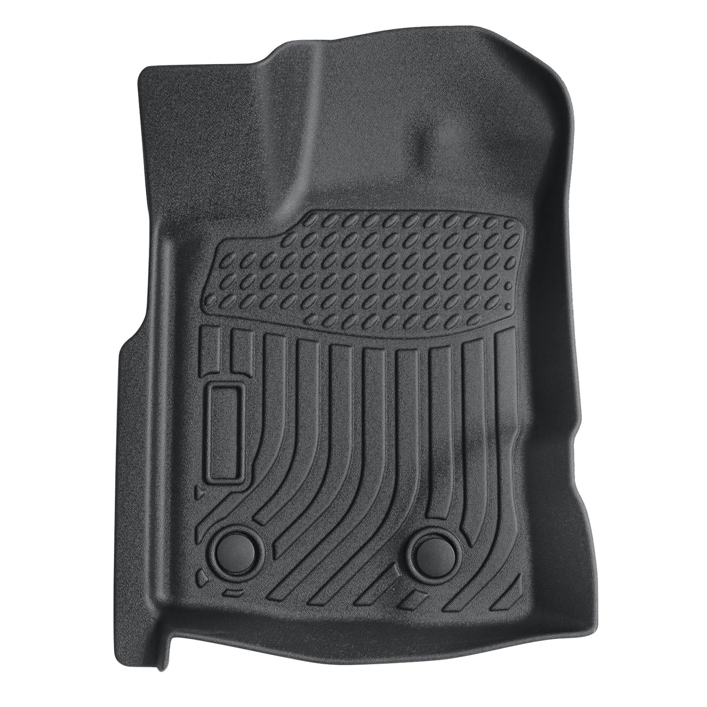 Car Floor Mats Liners 3Pcs For 2019-2023 Ford Ranger SuperCrew TPE All-Weather