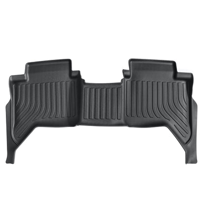 Car Floor Mats Liners 3Pcs For 2019-2023 Ford Ranger SuperCrew TPE All-Weather