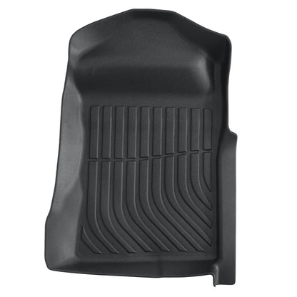 TPE Floor Mats Liners Black For 2024 2025 Ford Ranger SuperCrew Cab All-Weather