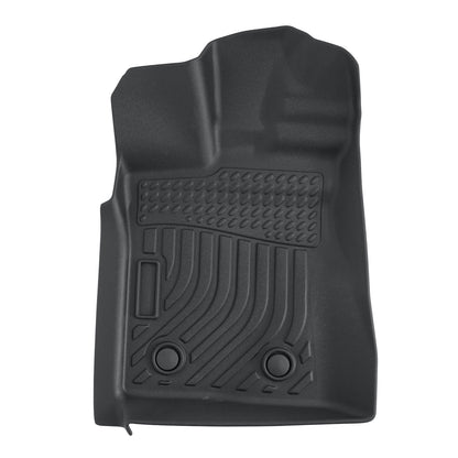TPE Floor Mats Liners Black For 2024 2025 Ford Ranger SuperCrew Cab All-Weather