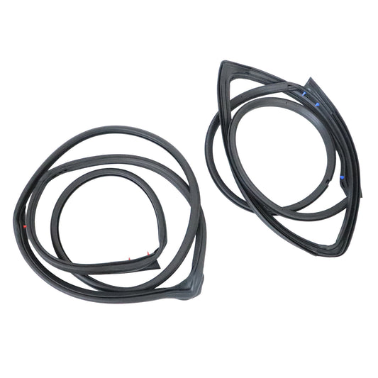 55395275AW 2 Set Front Door Weatherstrip Seal LH RH For 2007-18 Jeep Wrangler JK
