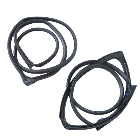 55395275AW 2 Set Front Door Weatherstrip Seal LH RH For 2007-18 Jeep Wrangler JK