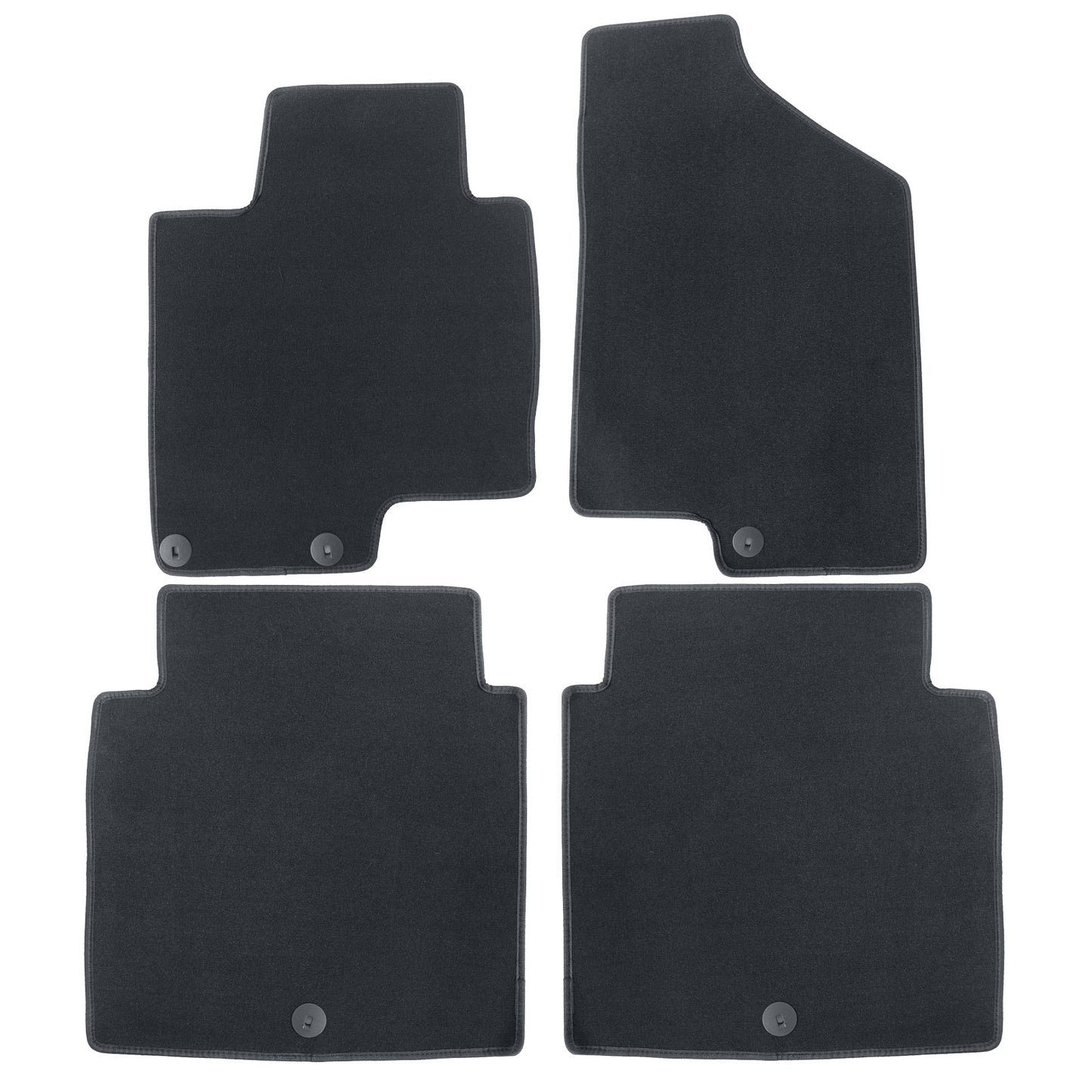For 2015 2016 Kia Cadenza 1st & 2nd Row Floor Mats Carpet Velour All Weather 4X