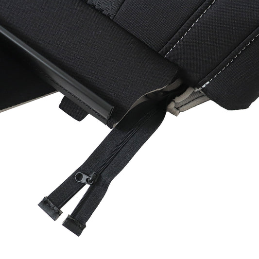 Left Driver Top Cloth Seat Cover Black For 2015-2022 Chevy Colorado & GMC Canyon