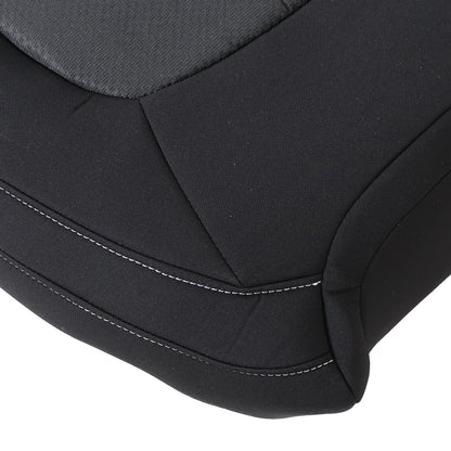 Left Driver Top Cloth Seat Cover Black For 2015-2022 Chevy Colorado & GMC Canyon