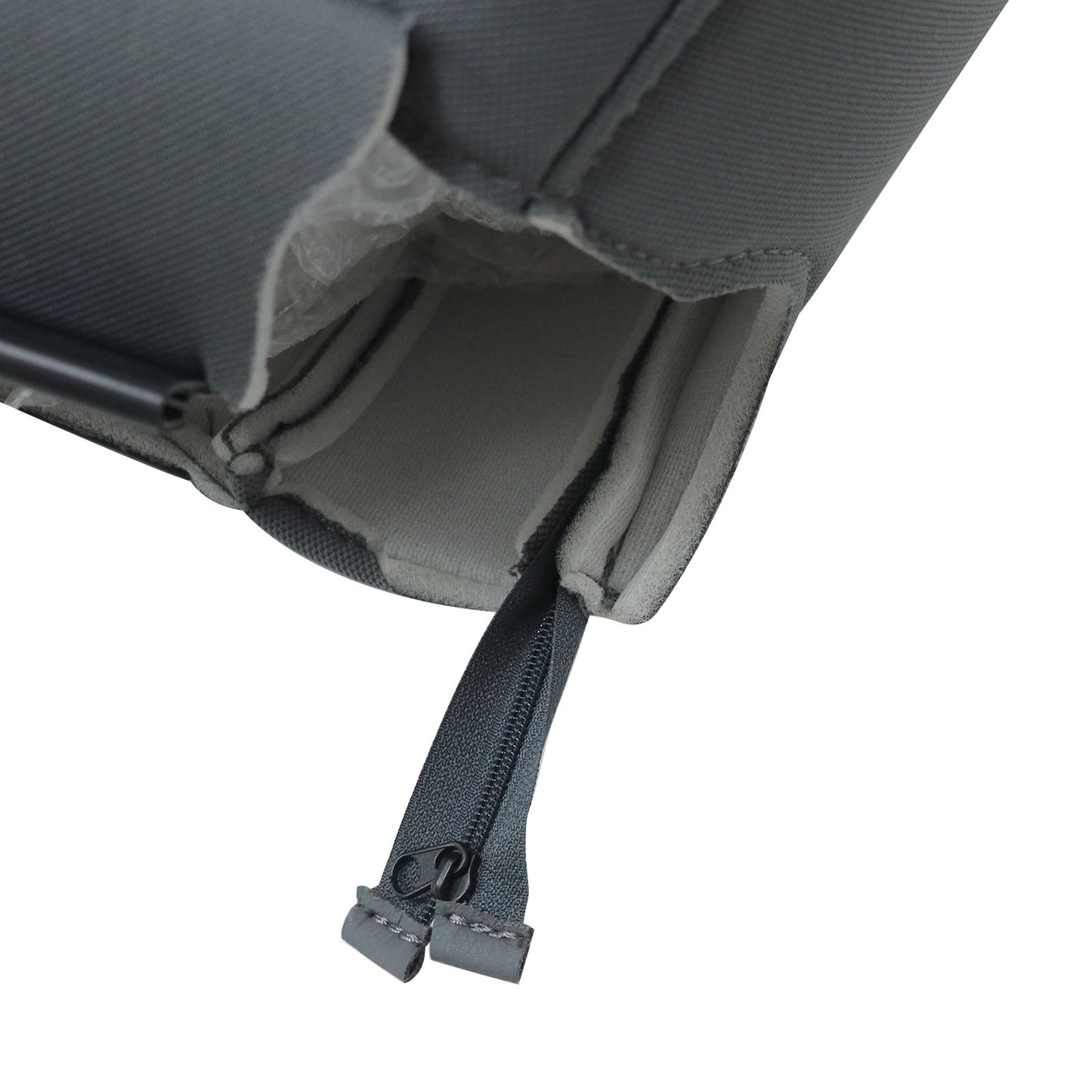 For 2015-2022 Chevy Colorado&GMC Canyon Left Driver Top Seat Cover Cloth Gray