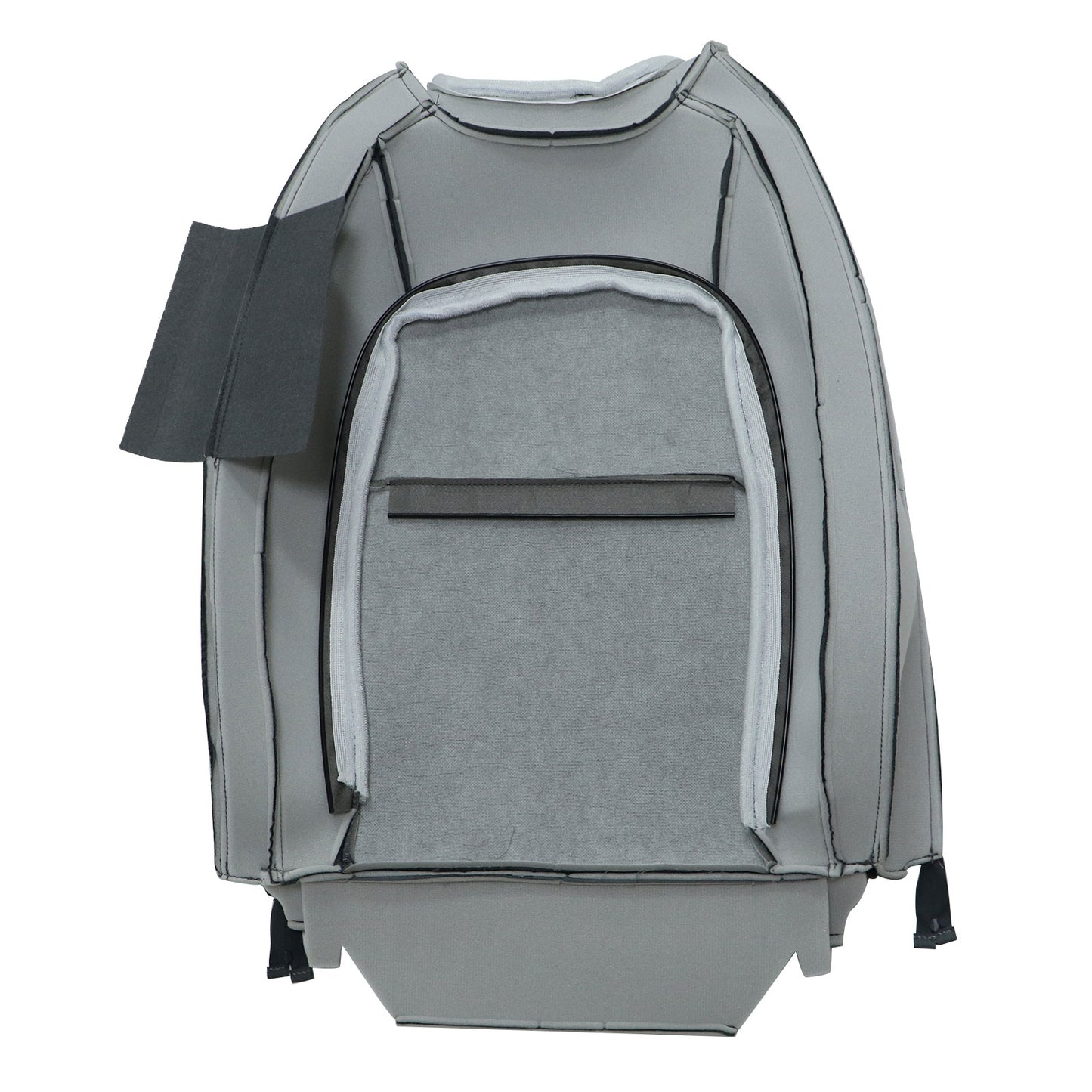 For 2015-2022 Chevy Colorado&GMC Canyon Left Driver Top Seat Cover Cloth Gray