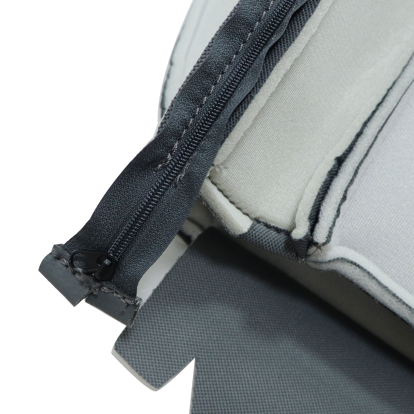 For 15-22 Chevy Colorado GMC Canyon Right Passenger Top Seat Cover Cloth Gray