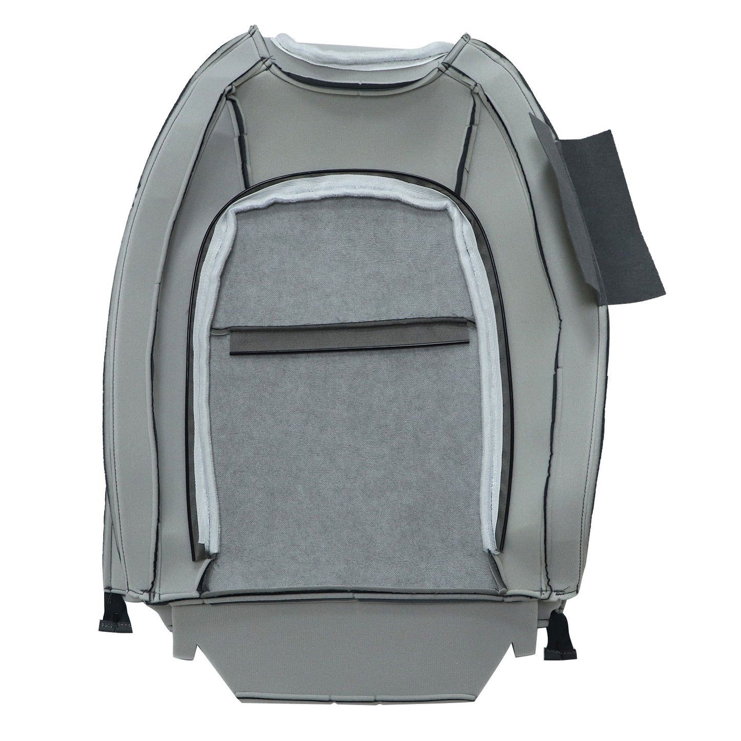For 15-22 Chevy Colorado GMC Canyon Right Passenger Top Seat Cover Cloth Gray