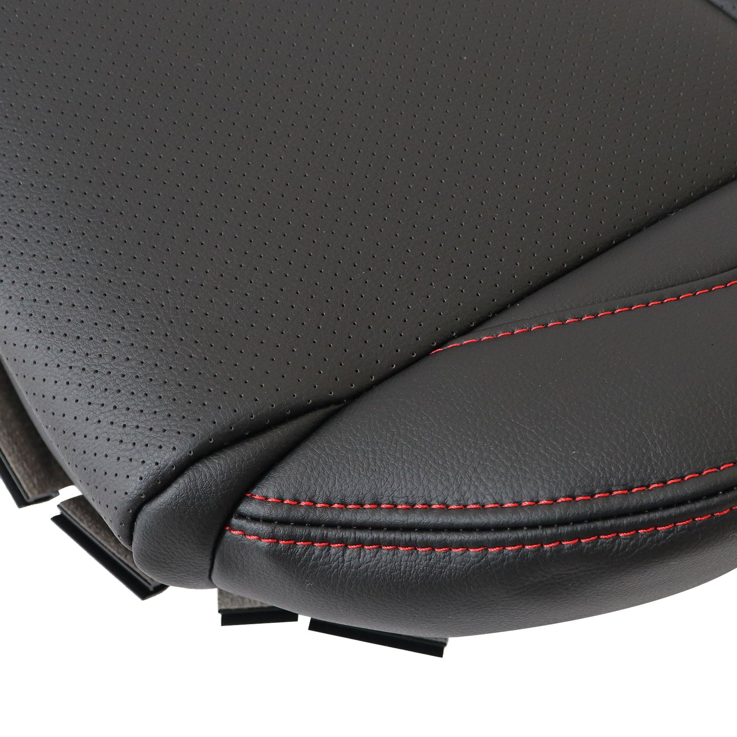 For 2014 to 2016 Mazda 3 GT GX Driver Bottom Perforated Leather Seat Cover Black