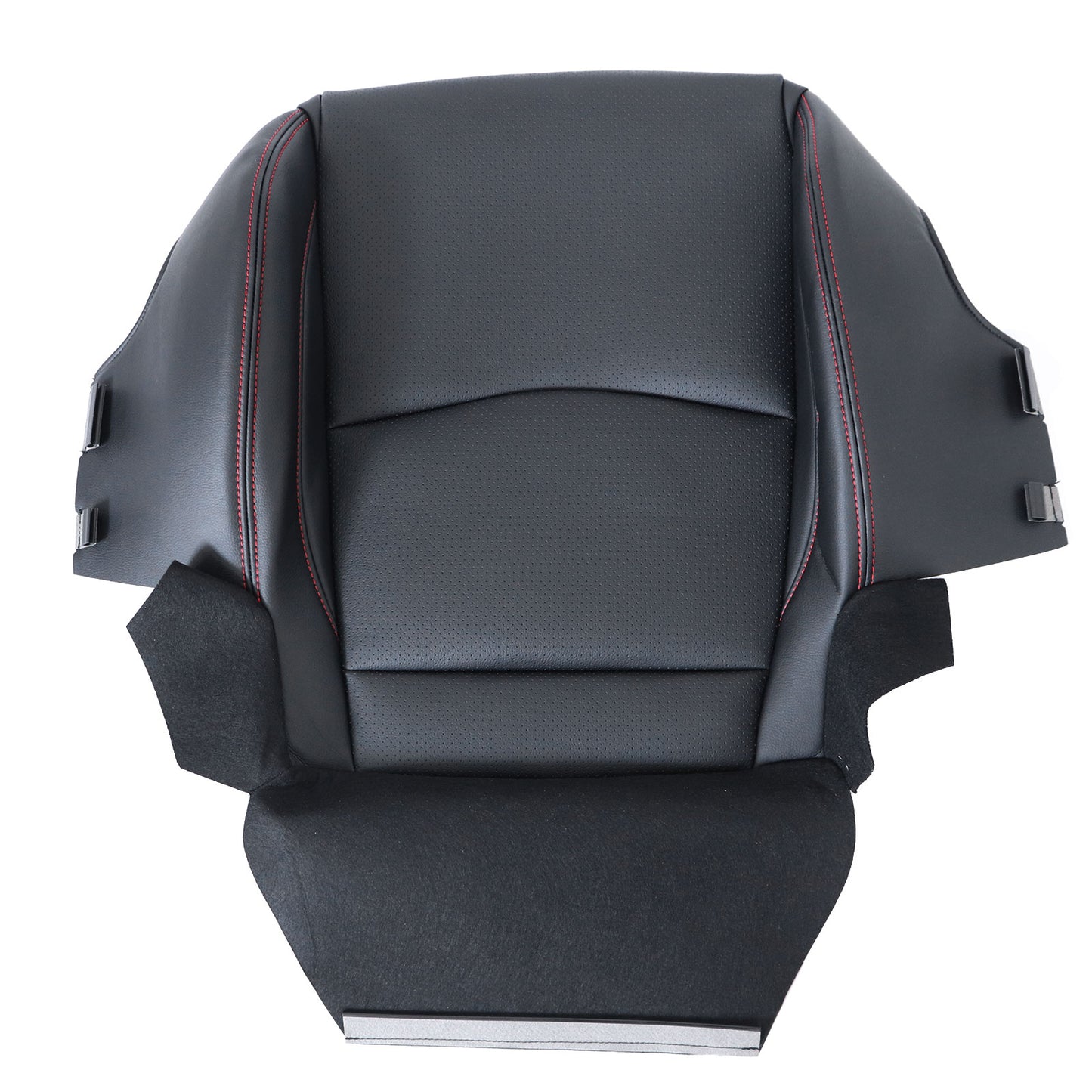 For 2014 to 2016 Mazda 3 GT GX Driver Bottom Perforated Leather Seat Cover Black