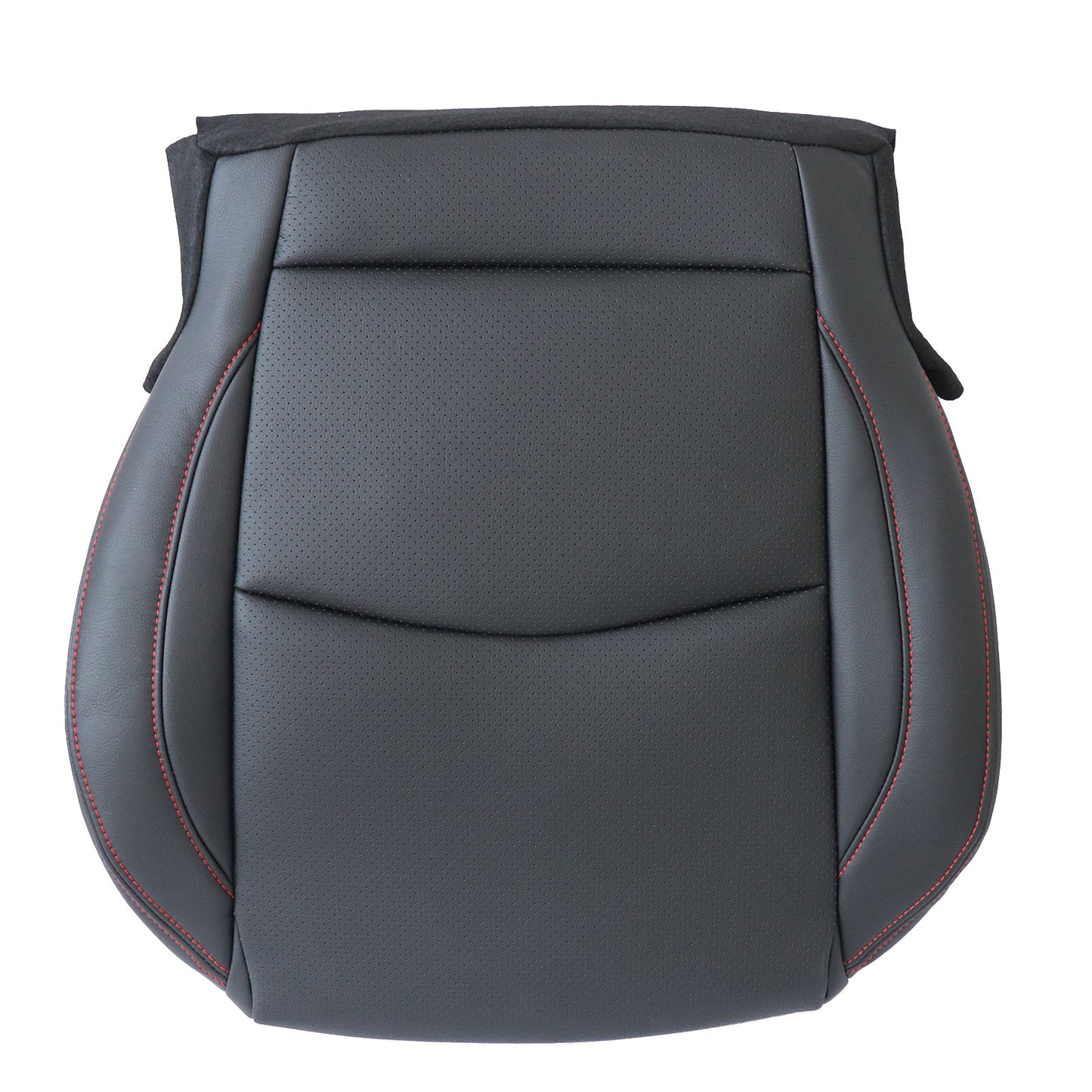 Driver Bottom Perforated Leather Seat Cover Black For 2014-2016 Mazda 3 GT GX