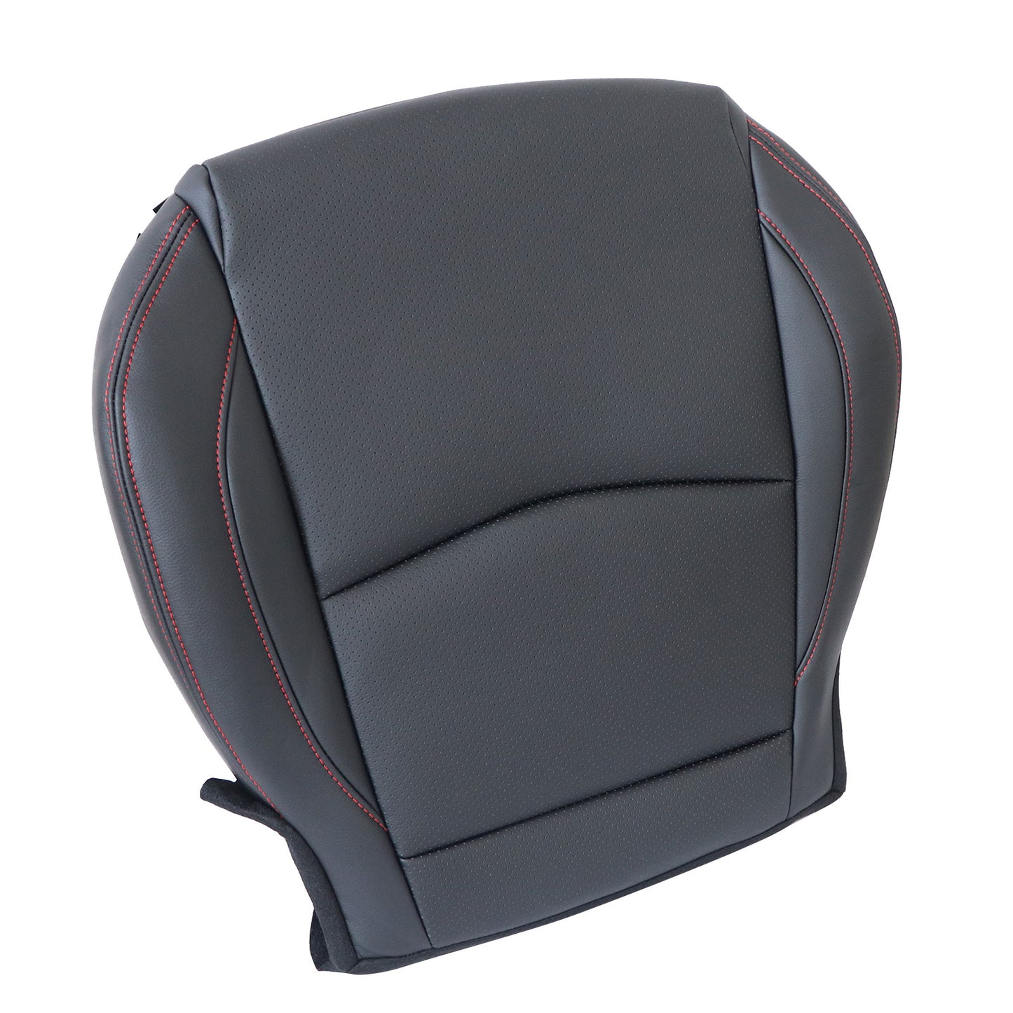 Driver Bottom Perforated Leather Seat Cover Black For 2014-2016 Mazda 3 GT GX