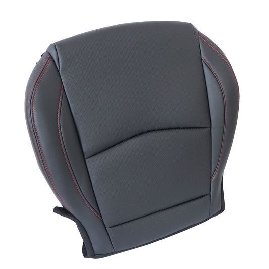 Driver Bottom Perforated Leather Seat Cover Black For 2014-2016 Mazda 3 GT GX