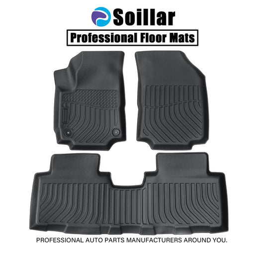 Floor Mats Liner For 2018-2025 Chevrolet Equinox / GMC Terrain SUV Front & Rear