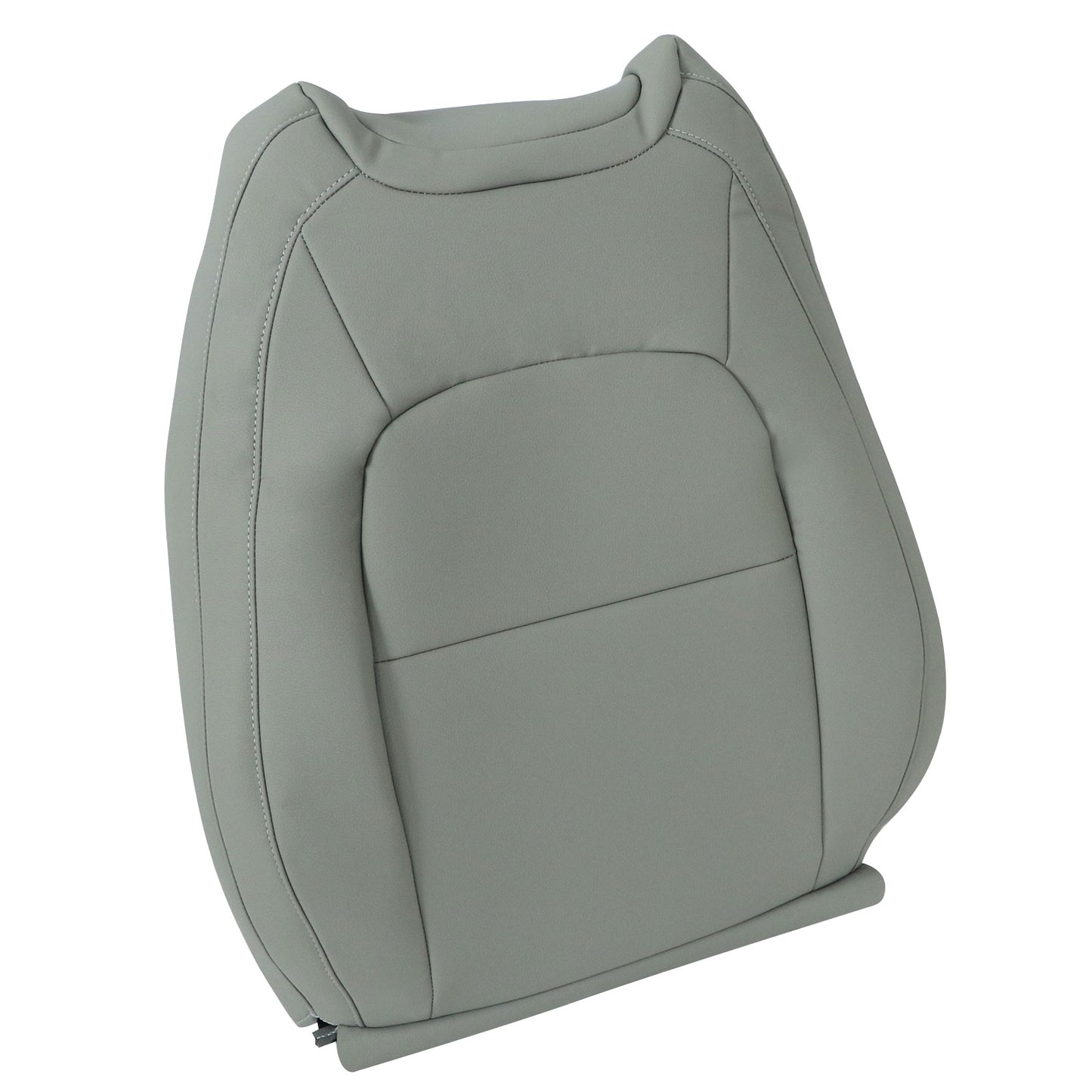 Driver Back Seat Cover Gray Leather For 2015-2022 Chevy Colorado & GMC Canyon