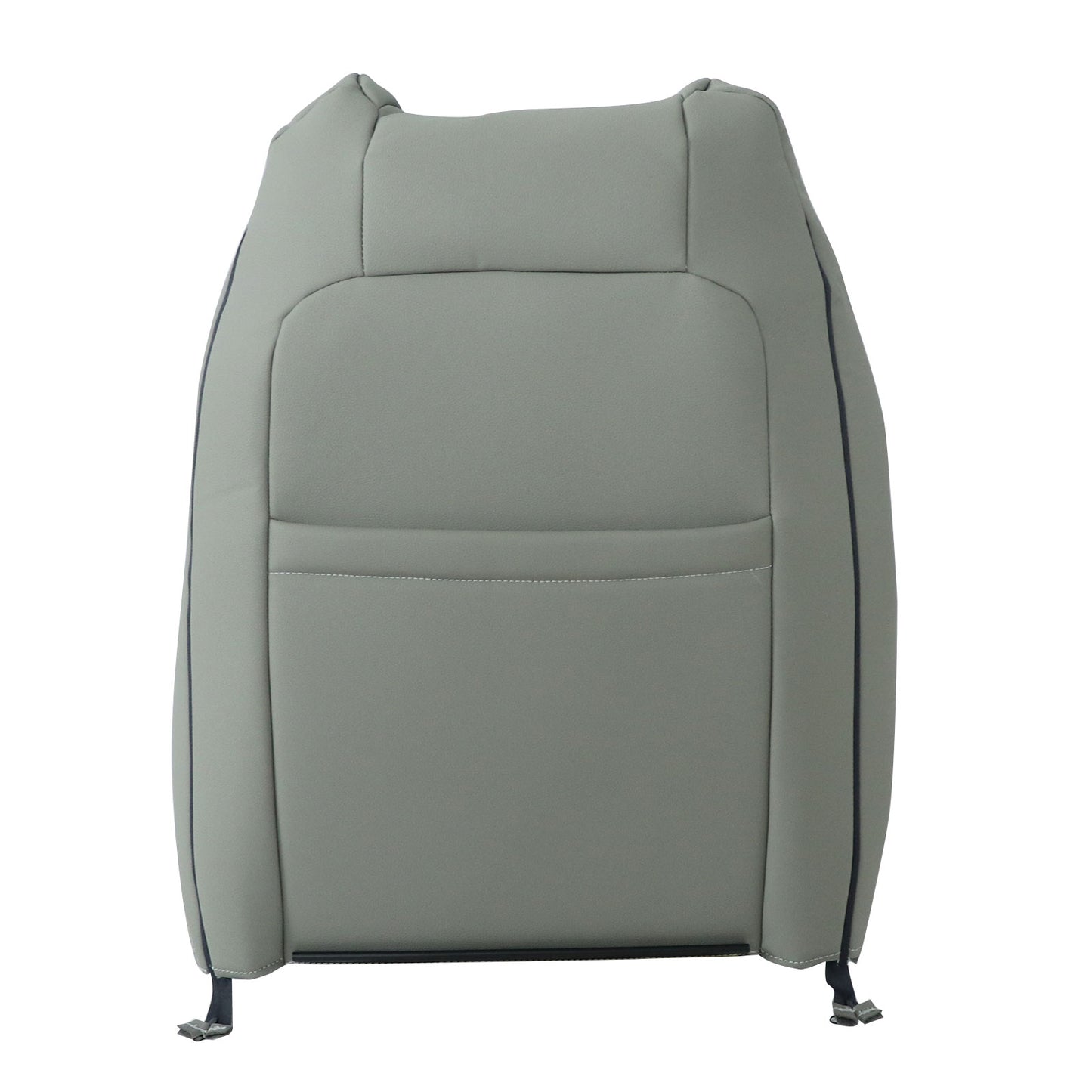 Driver Back Seat Cover Gray Leather For 2015-2022 Chevy Colorado & GMC Canyon
