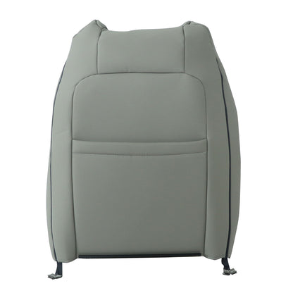Driver Back Seat Cover Gray Leather For 2015-2022 Chevy Colorado & GMC Canyon