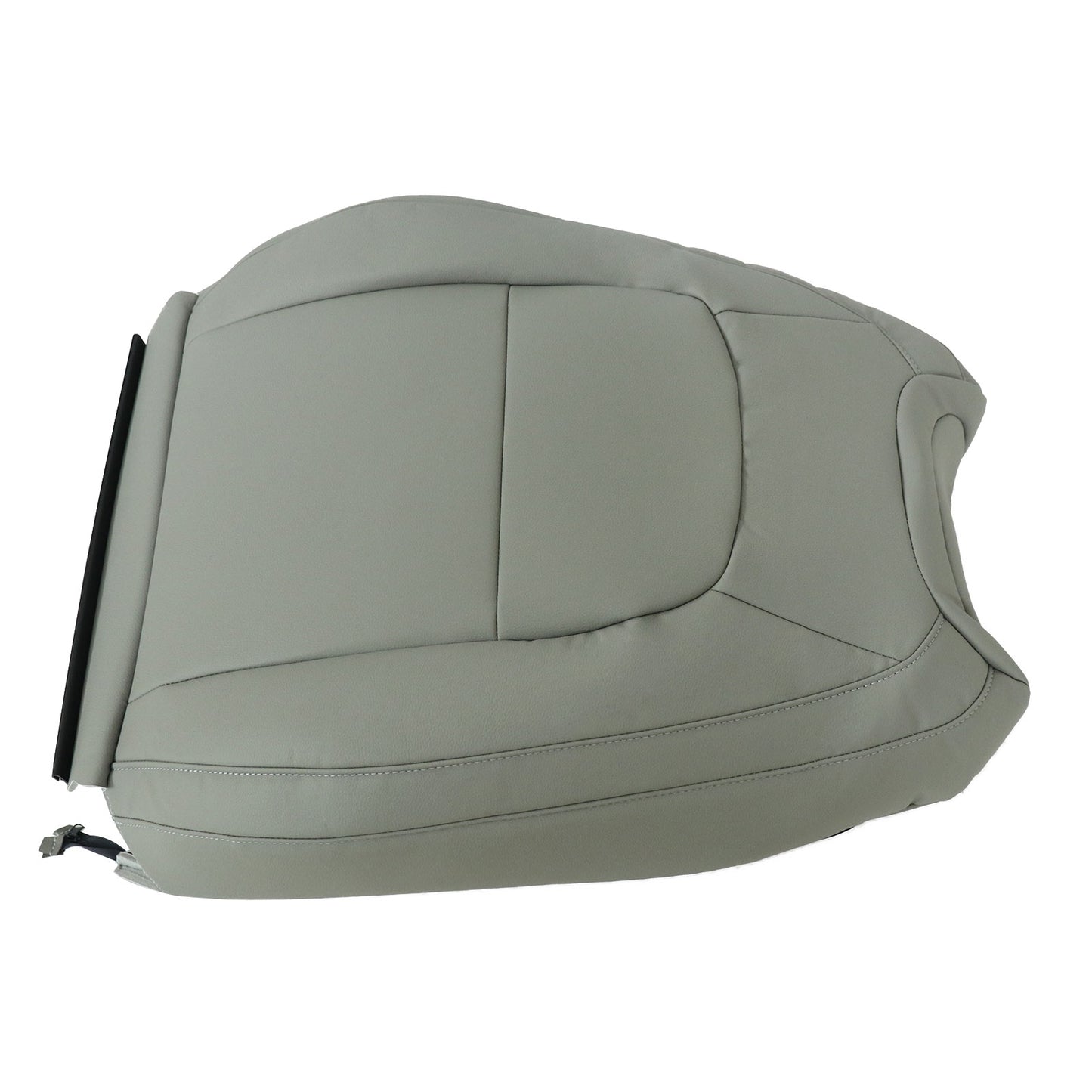 Driver Back Seat Cover Gray Leather For 2015-2022 Chevy Colorado & GMC Canyon
