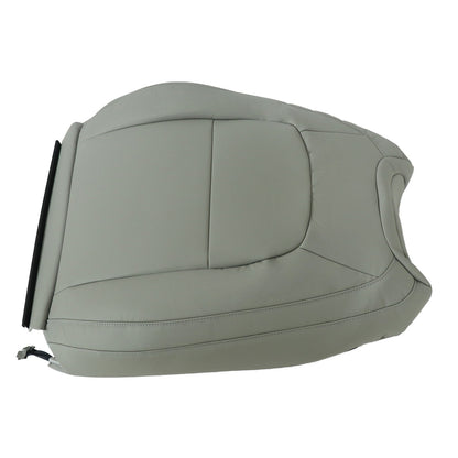 Driver Back Seat Cover Gray Leather For 2015-2022 Chevy Colorado & GMC Canyon