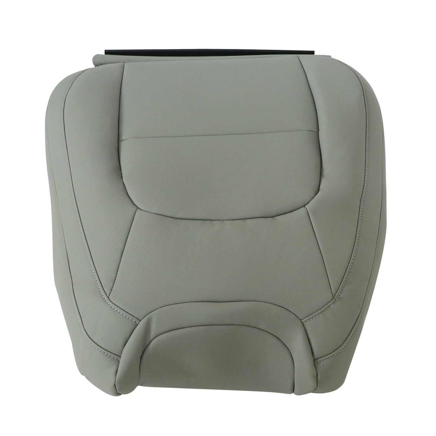 Driver Back Seat Cover Gray Leather For 2015-2022 Chevy Colorado & GMC Canyon