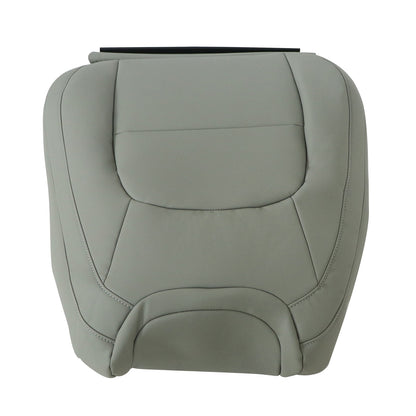 Driver Back Seat Cover Gray Leather For 2015-2022 Chevy Colorado & GMC Canyon