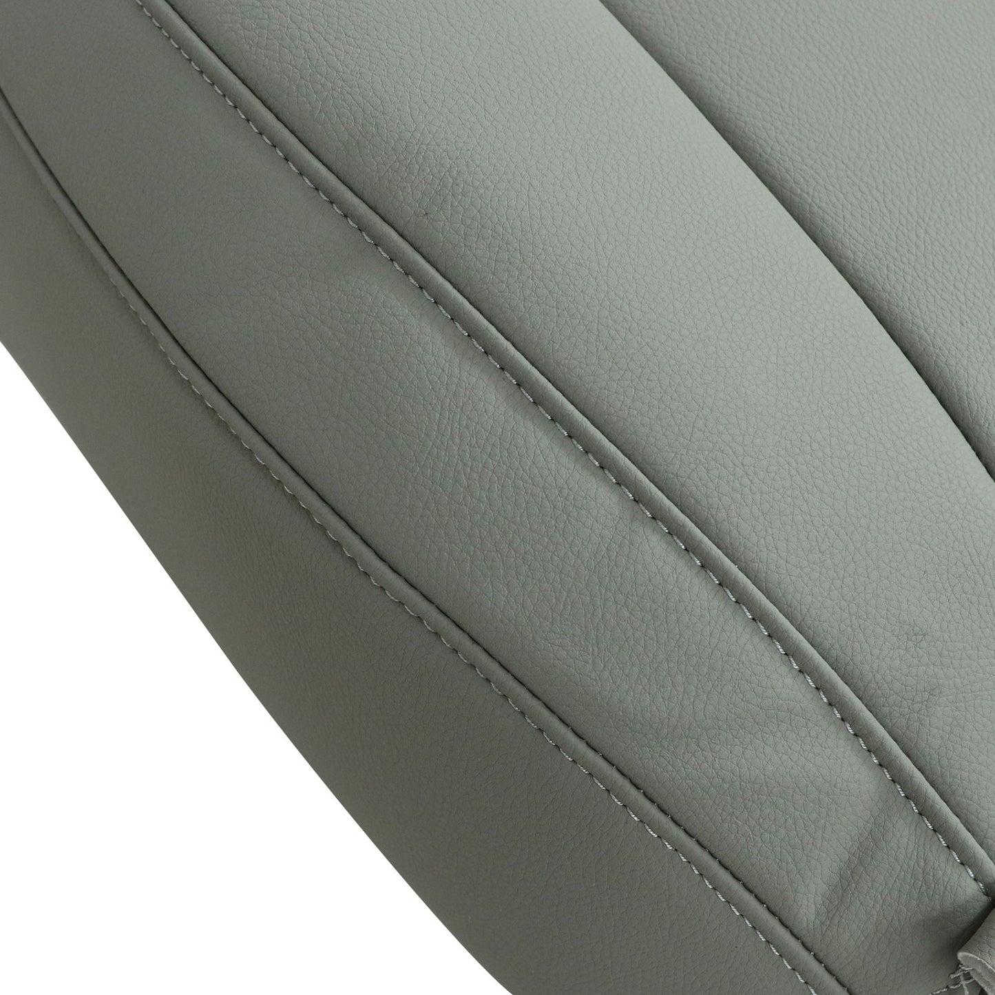 Passenger Back Seat Cover Gray Leather For 2015-2022 Chevy Colorado & GMC Canyon