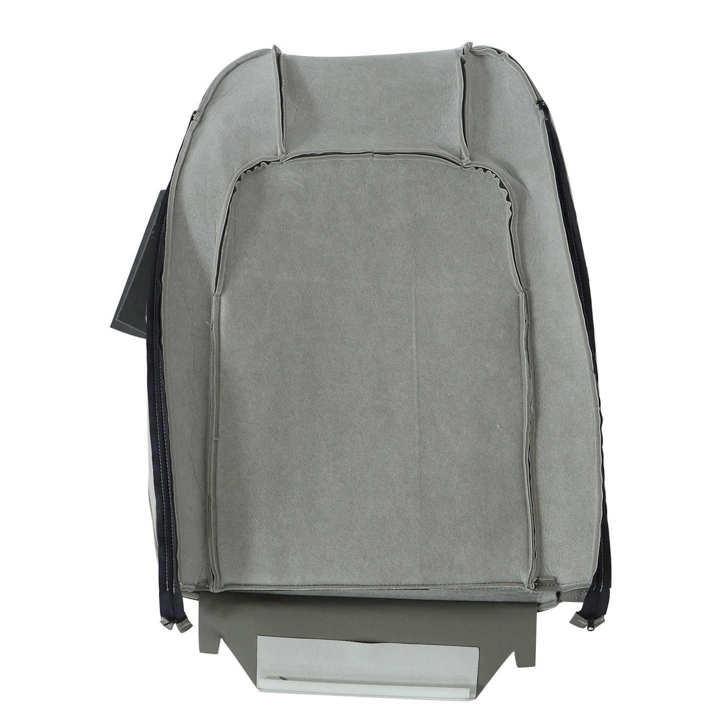 Passenger Back Seat Cover Gray Leather For 2015-2022 Chevy Colorado & GMC Canyon