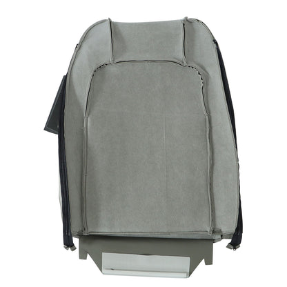 Passenger Back Seat Cover Gray Leather For 2015-2022 Chevy Colorado & GMC Canyon