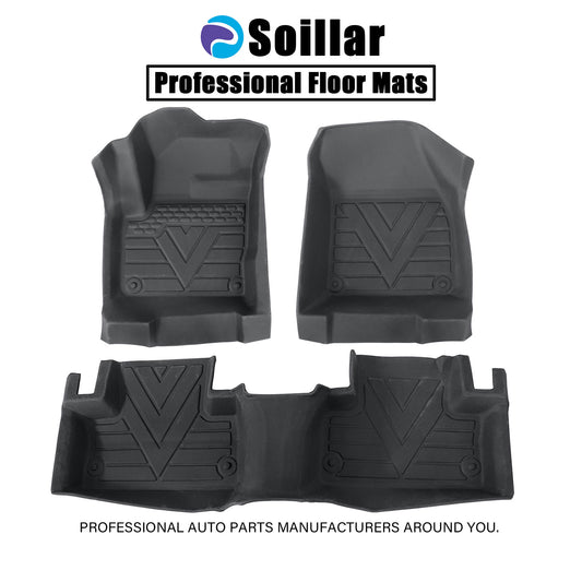 For 2012-2019 Land Rover Range Rover Evoque 5Passenger TPE Floor Mats Liners Set