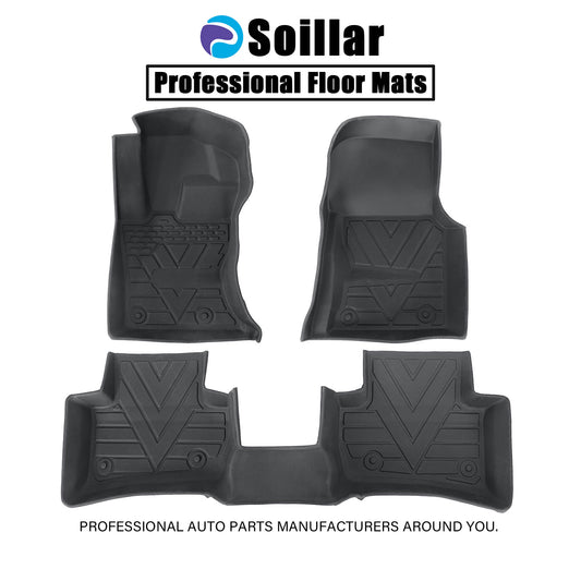 3D TPE Floor Mats Liners Fits 2018-2025 Land Rover Range Rover Velar All-Weather