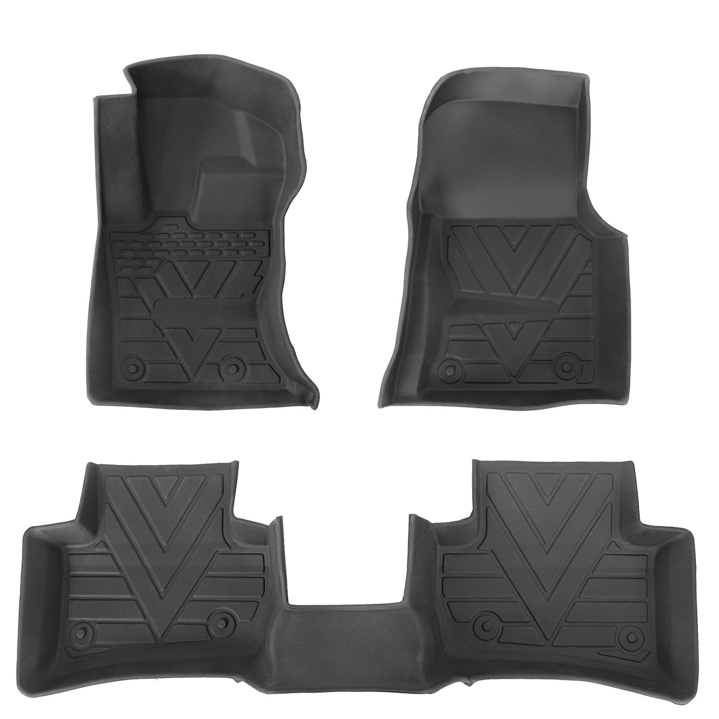 3D TPE Floor Mats Liners Fits 2018-2025 Land Rover Range Rover Velar All-Weather