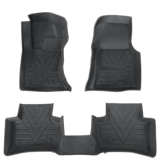 3D TPE Floor Mats Liners Fits 2018-2025 Land Rover Range Rover Velar All-Weather