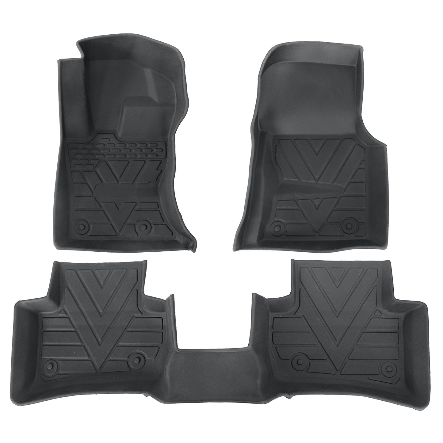 3D TPE Floor Mats Liners Fits 2018-2025 Land Rover Range Rover Velar All-Weather